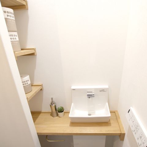 トイレ収納＆手洗いカウンター｜Y様邸