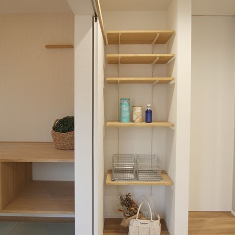 家族も使いやすいオープンパントリー｜Y様邸