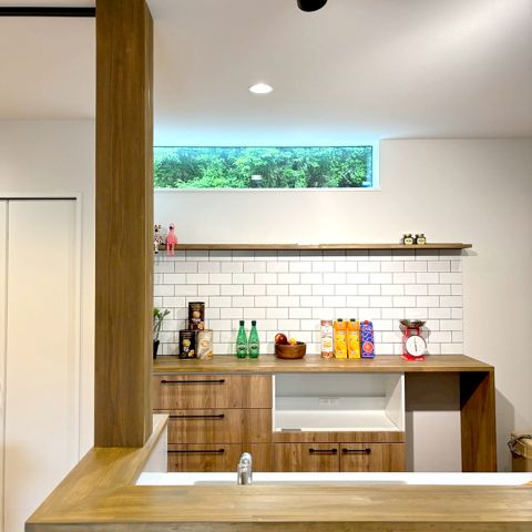 キッチン背面収納｜T様邸